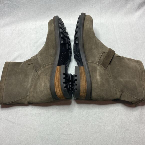 C La Canadienne Khaki Suede Leather Boots size 9.5 - Picture 7 of 8